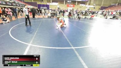 G114-119 lbs Round 2 - Kinley Seale, Utah vs Kate Hinojosa, Colorado