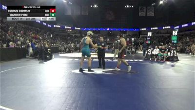 285 lbs Round Of 64 - Bedros Behnam, Clovis West (CS) vs Xander Firm, Sultana (SS)
