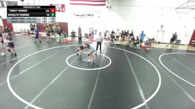 110-115 lbs Round 2 - Emily Gomez, Downey High School vs Jocelyn Torres, Threshold WC
