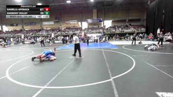 130 lbs Rr Rnd 2 - Daniella Apodaca, Betterman Elite vs Harmony Solley, Pikes Peak Warriors