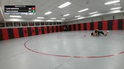 120 lbs Champ. Round 2 - Kole Bauman, Chaparral vs Juan Quintana, Brighton