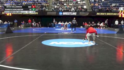 285 lbs Champ. Round 1 - Mitch Williamson, Wartburg vs Kamdyn Dorchester, Ithaca