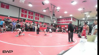 126 lbs Consi Of 16 #2 - Keegan Hollingshead, Checotah vs Jaxon Lisle, Broken Arrow Jh