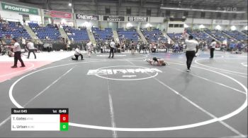 90 lbs Consolation - Tilden Gates, Athlos WC vs Legend Urban, Black Fox Wr Acd