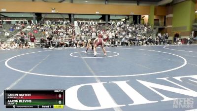 126 lbs Semifinals (8 Team) - Aaron Blevins, SALINA vs Sabon Batton, BLACKWELL