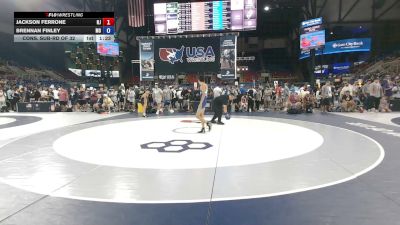 94 lbs Cons. Sub-rd Of 32 - Jackson Ferrone, New Jersey vs Brennan Finley, Missouri