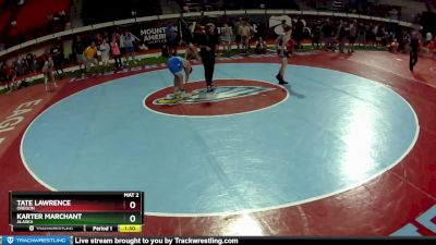 80-90 lbs Quarterfinal - Tate Lawrence, Oregon vs Karter Marchant, Alaska