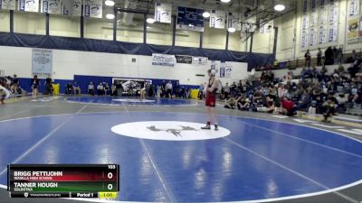 103 lbs 3rd Place Match - BRIGG PETTIJOHN, Wasilla High School vs Tanner Hough, Soldotna