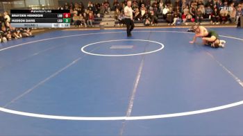 138 lbs Round 1 - Brayden Hennegin, Liberty North vs Hudson Davis, Lincoln Southwest