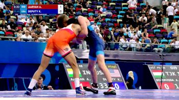 48 kg 1/4 Final - Aaryan Aaryan, India vs Kooper Joshua Deputy, United States