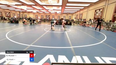 150 lbs Consi Of 8 #2 - Brody Musser, Pa vs Quinn Hunt, Ny