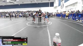 150 lbs Champ. Round 1 - Matias Molina, Canyon Springs High School Wre vs Gavin Ware, Temescal Canyon