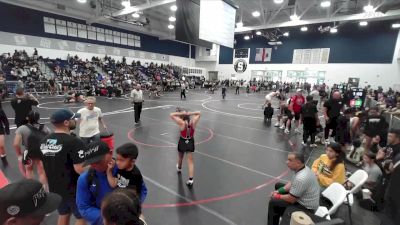 120 lbs Champ. Round 1 - Aurora Taute, Portola High School Wrestling vs Anabelle Serratos, Santa Ana