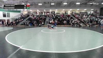 80 lbs Cons. Round 2 - Talin Novotny, Hawks WC Lincoln vs Jaxsyn Walk, Immortal Athletics WC