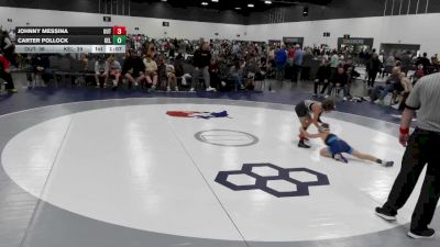 70 lbs Quarterfinals (8 Team) - Carter Pollock, Killer Elite vs Johnny Messina, The Outsiders Wrestling Club