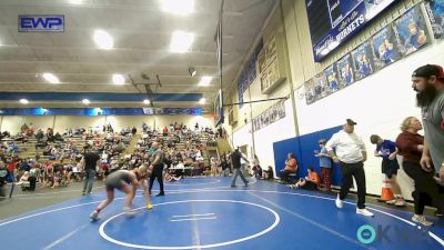 115 lbs Quarterfinal - Pippa McCall, Fort Gibson Youth Wrestling vs Addison Willis, Wagoner Takedown Club