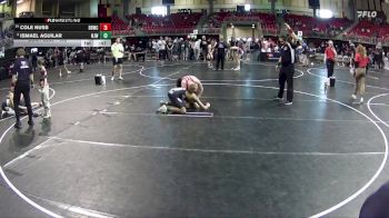 150 lbs 5th Place Match - Ismael Aguilar, Norfolk Jr Wrestling vs Cole Nuss, Broken Bow Wrestling Club
