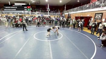 113 lbs Cons. Round 4 - Mason Miracle, Hermiston vs Braxton Baker, Tahoma