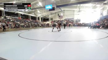 145 lbs Cons. Round 3 - Sevyn Donovan, Shawnee Mission South vs Addison Baker, Shawnee Mission Northwest