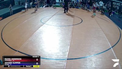 106 lbs Round 3 (8 Team) - Eleina Cortez, California vs Nixie Schooler, Alaska