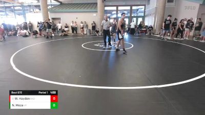 144 lbs Cons. Round 6 - Wesley Hayden, Bay Area Dragons vs Nick Meza, Valiant Prep