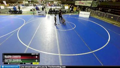 49 lbs Cons. Round 4 - Ellesia Chagoya, Laguna Hills Hawkeye WC vs Matteo Manibog, Total Kaos Wrestling Club