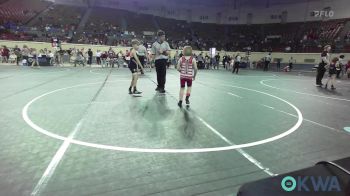 67 lbs Consi Of 4 - Ben Keeley, Verdigris Youth Wrestling vs Ellison Moore, Standfast