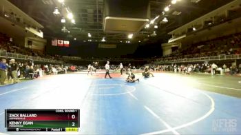 138 lbs Cons. Round 1 - Zack Ballard, Summerville vs Kenny Egan, Ponderosa