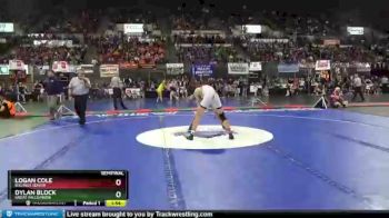 Semifinal - Logan Cole, Billings Senior vs Dylan Block, Great Falls/MSDB