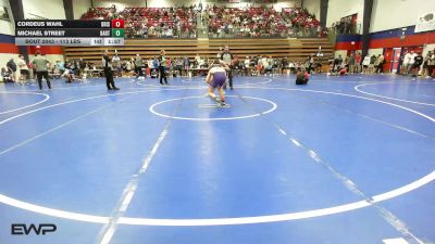 113 lbs Quarterfinal - Cordeus Wahl, Bristow vs Michael Street, Bartlesville High School