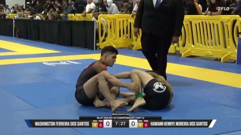 Hawann Hennye Moreira Dos Santos vs Washington Ferreira Dos Santos 2026 Pan IBJJF Jiu-Jitsu No-Gi Championship