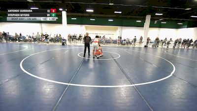 132 lbs Round Of 256 - Antonio Guebara, KS vs Stephen Myers, WV