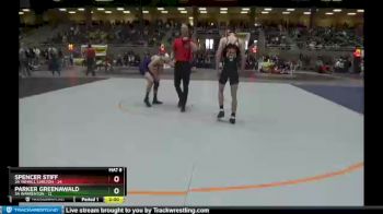 145 lbs Quarterfinals (8 Team) - Spencer Stiff, 3A Yamhill Carlton vs Parker Greenawald, 3A Warrenton