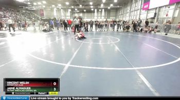 63 lbs Semifinal - Vincent Welsh, Patriot Mat Club vs Jaime Almaguer, Victory Wrestling-Central WA