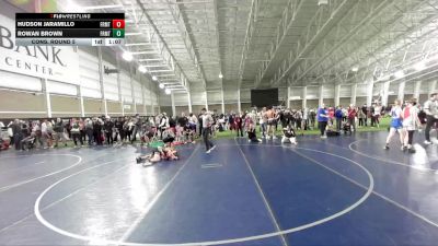 85 lbs Cons. Round 5 - Hudson Jaramillo, Uintah Wrestling vs Rowan Brown, Wasatch Wrestling Club