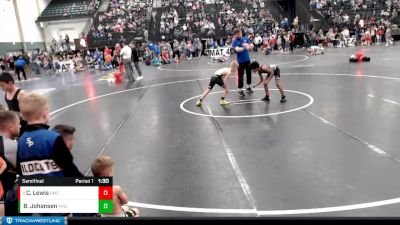 67-73 lbs Semifinal - Cedric Lewis, Southern Valley vs Beckett Johansen, St.Paul Youth Wrestling