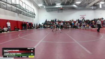 120 lbs Cons. Round 4 - Caden Huynh-Smith, George Washington vs Matthias Romero, Skyview