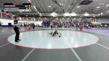 141 lbs Cons. Round 4 - Caden Harrington, Drury vs Julien Kimling, FHSU Unattached
