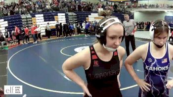 145 lbs. Champ. Round 1 - Leann Cory, Collinsville vs Greenli Hicks, Lawson