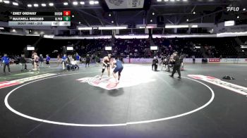 215 lbs 3rd Place Match - Maxwell Bridges, Glacier Peak vs Emet Ordway, Battle Ground