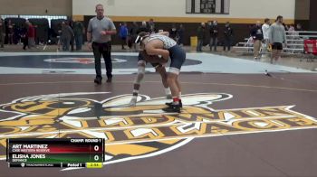 141 lbs Champ. Round 1 - Art Martinez, Case Western Reserve vs Elisha Jones, Defiance