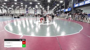 145 lbs Round Of 64 - Colton Fowler, MO vs Dallas Russell, GA