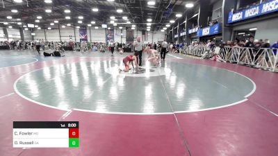 145 lbs Round Of 64 - Colton Fowler, MO vs Dallas Russell, GA