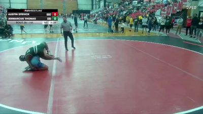 141 lbs Champ. Round 2 - Jermarcus Thomas, Central Methodist vs Austin Stevick, Unattached