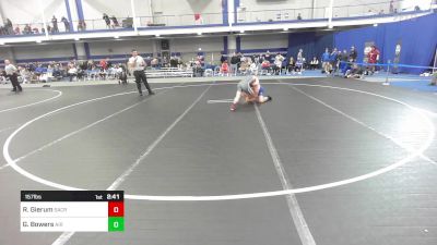 157 lbs Consi Of 32 #1 - Rj Gierum, Sacred Heart University vs Garrett Bowers, Air Force Academy