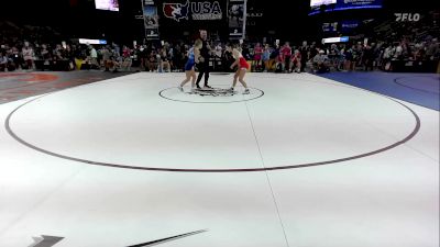 100 lbs Cons 32 #2 - Jadyn Graham, WY vs Olivia Polansky, MA