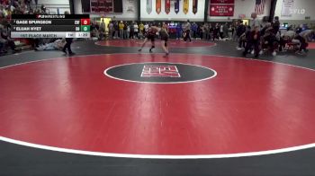 132 lbs 1st Place Match - Gage Spurgeon, Eddyville-Blakesburg-Fremont vs Elijah Hyet, Dubuque Hempstead