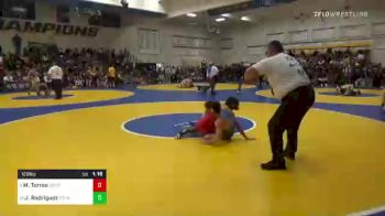 129 lbs Round Of 16 - Michael Torres, Oakdale vs Justin Rodriguez, Fountain Valley