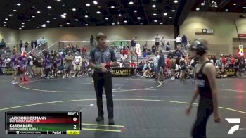 70 lbs Round 1 (6 Team) - Andrew Taussig, East Kansas Eagles vs Brody Romero, Untouchables Purple