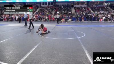 58 lbs Cons. Round 1 - Archie Schippers, Hoxie Kids vs James Dilla, SW Timberwolves